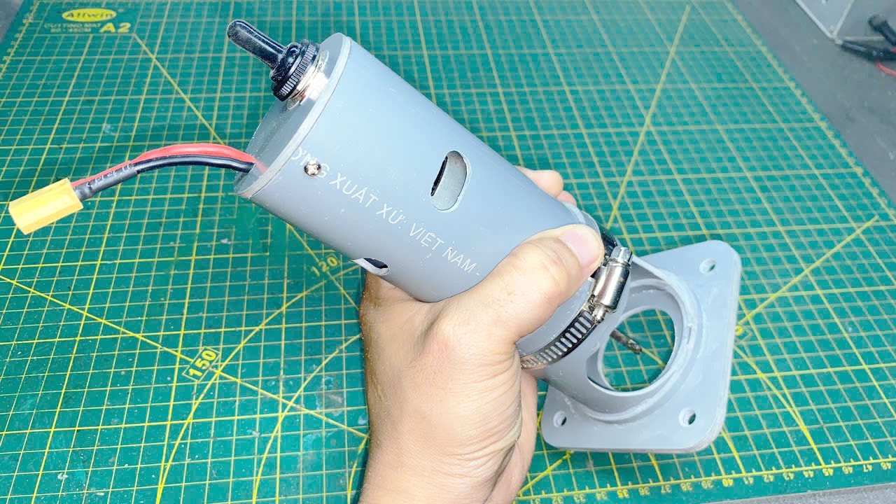 Chế Máy Phay Router Cầm Tay Mini Với Motor 887