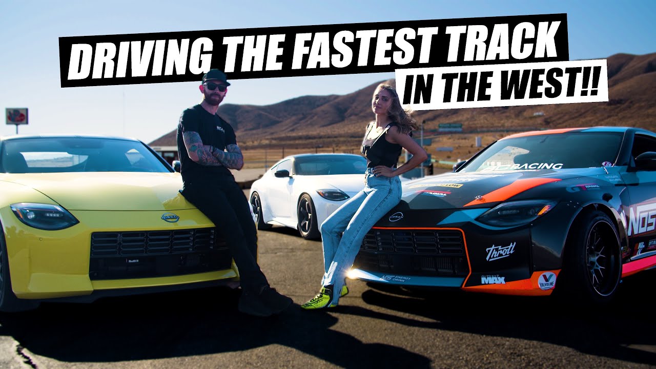 Sending The New Nissan Z 120+ MPH  On Track with Emelia Hartford!! | BTS With Nissan and Larry Chen