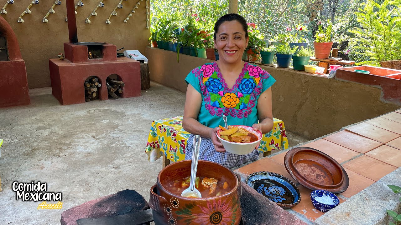 Receta Para Mamá MOLE DE OLLA Con Pollo Comida Mexicana Araceli