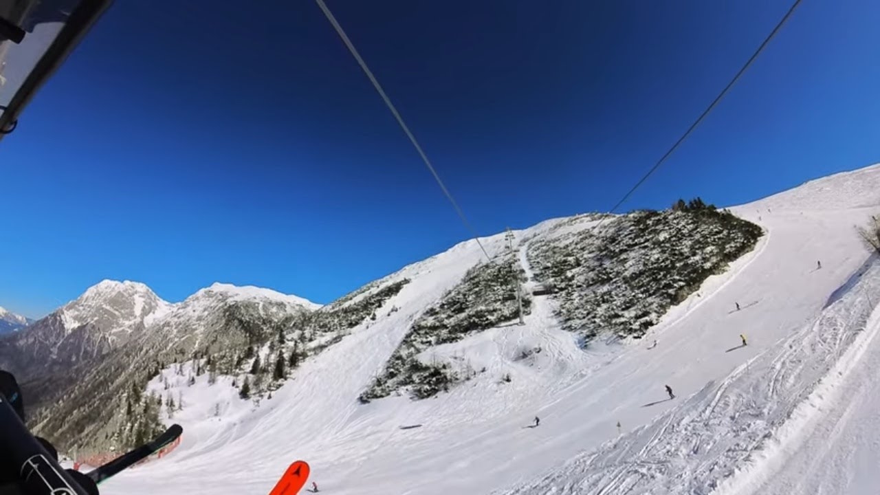 4K POV: Zvoh Chairlift, Krvavec Ski Resort, Slovenia