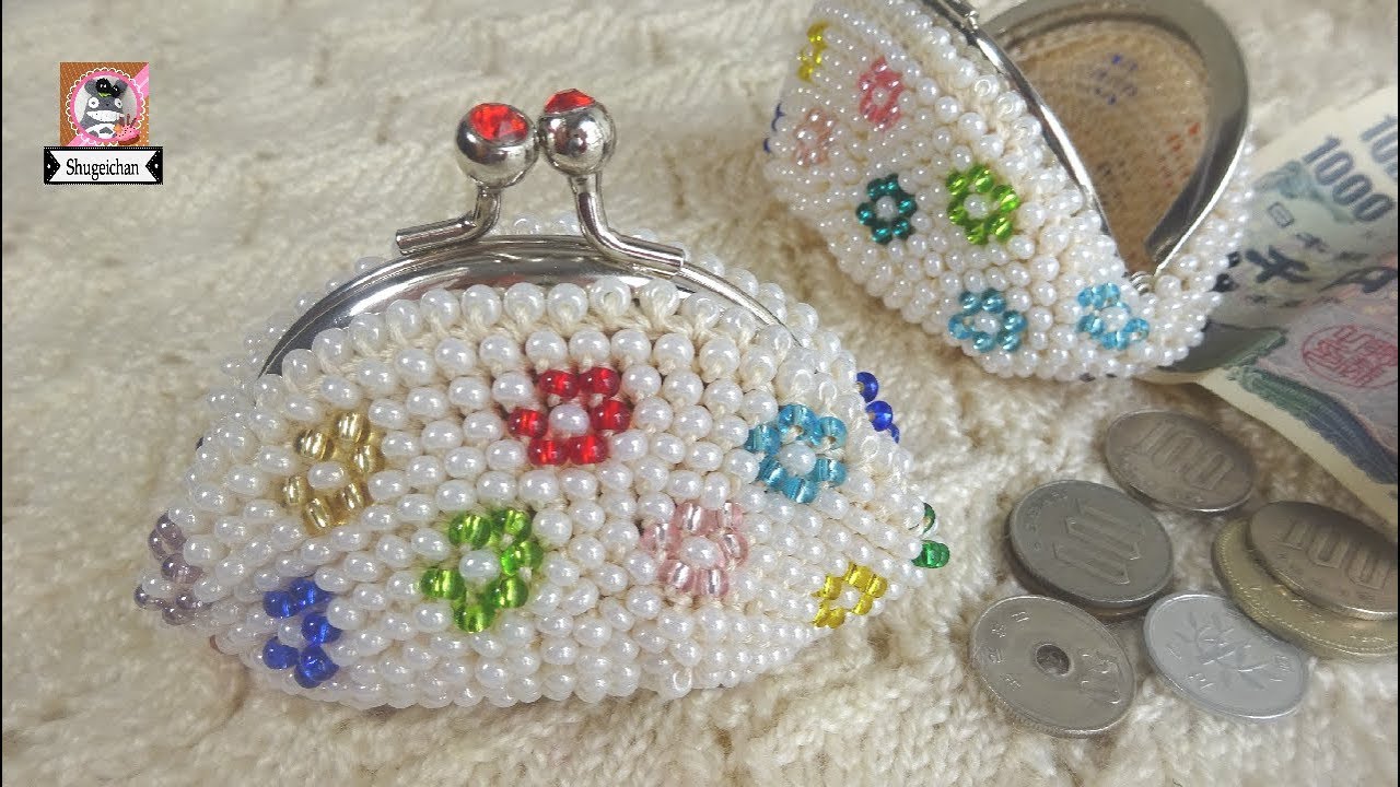 Цветочный кошелек со счетами CROCHET