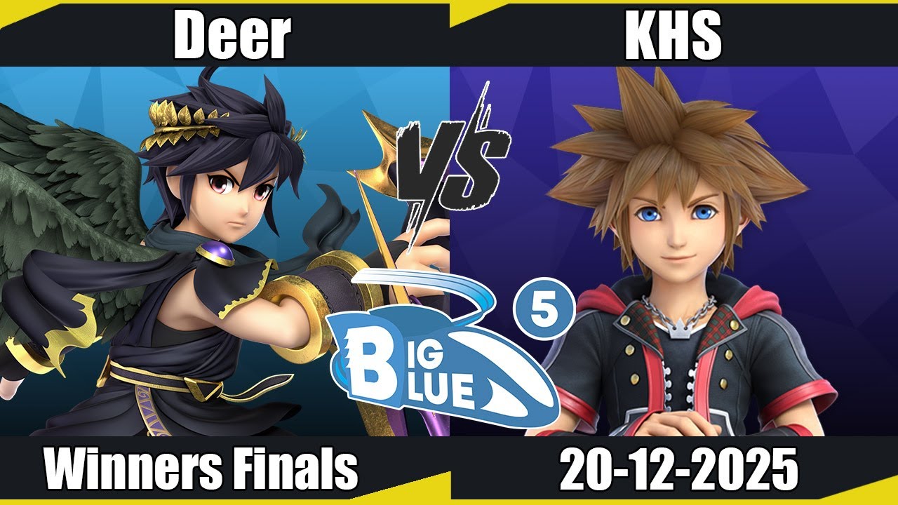 Big Blue 5 - Deer (Dark Pit) vs KHS (Sora) WF - SSBU