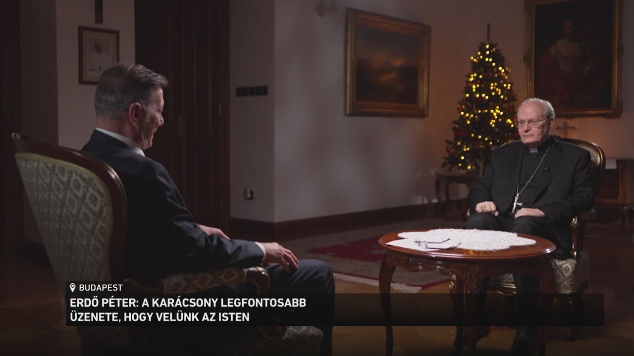 Erdő Péter: a karácsony legfontosabb üzenete, hogy velünk az isten