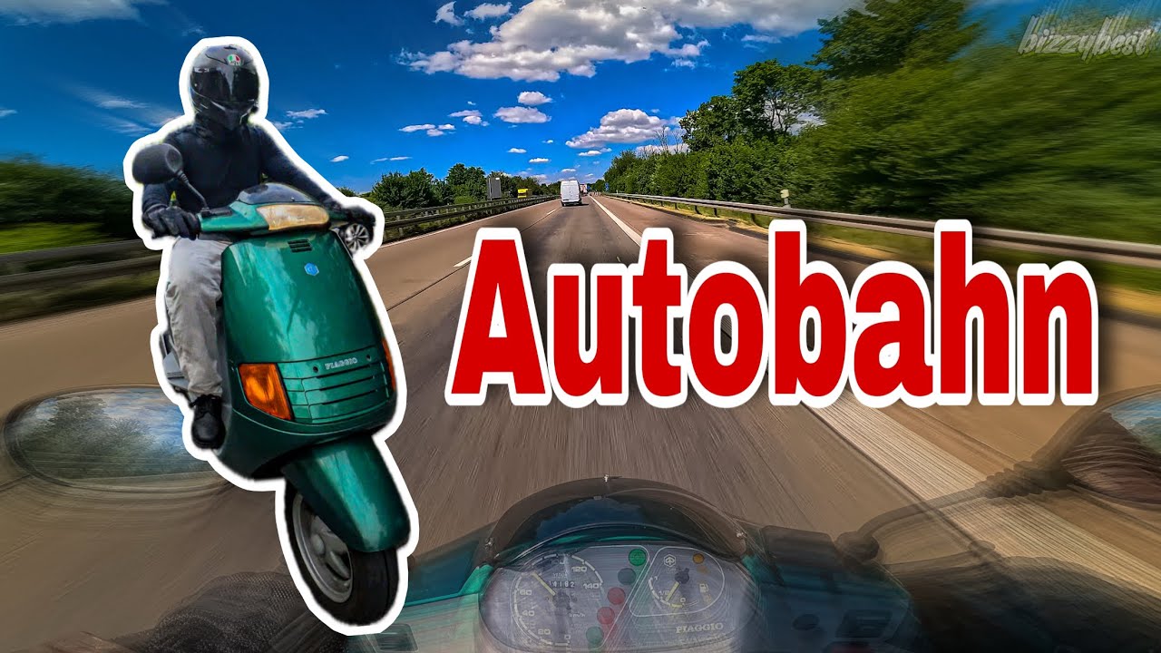 Mit dem Roller auf die Autobahn - SKR125 - Hab zu viele Fahrzeuge - KFZ ZulassungsTermin Katastrohe