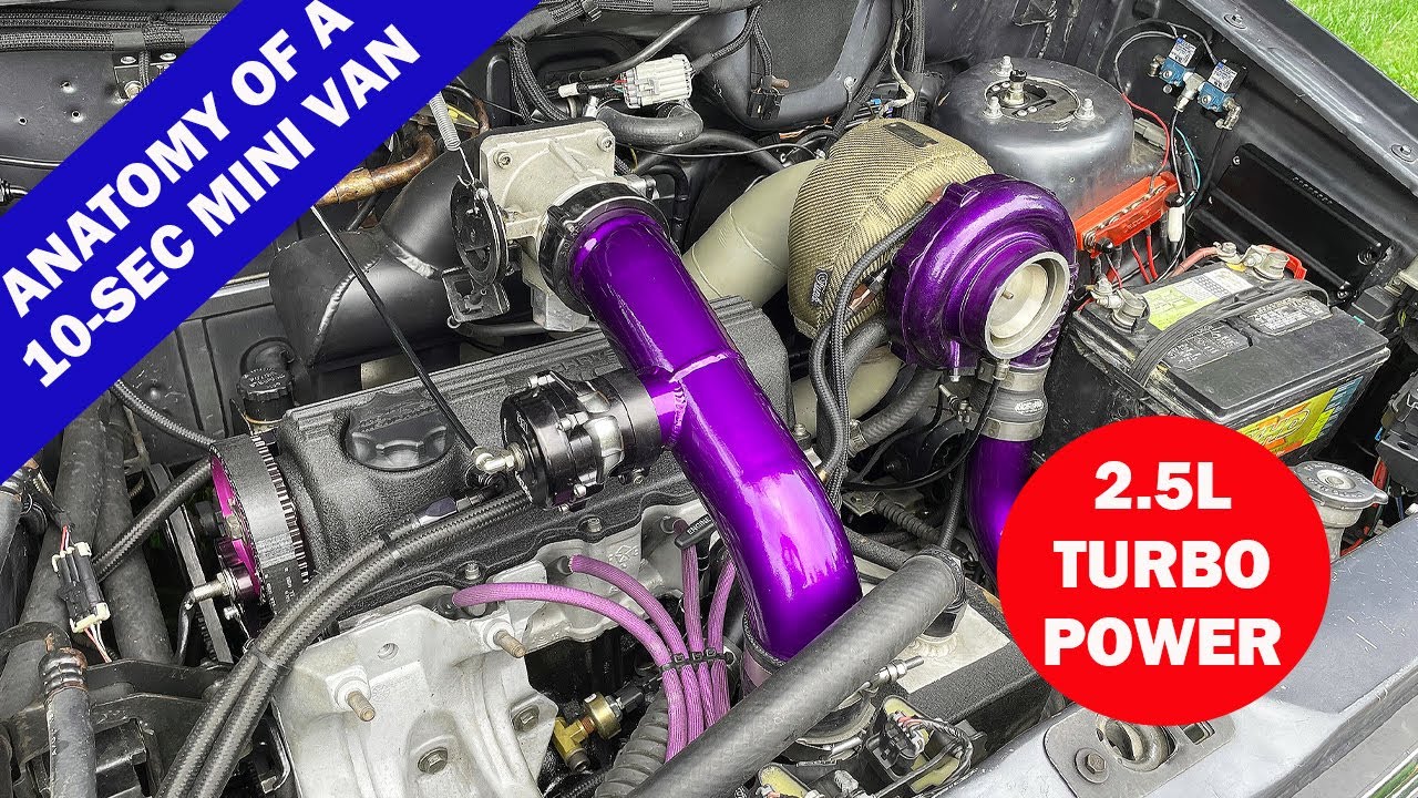 ANATOMY OF A 10-SECOND TURBO MINI VAN. HOW TO: 2.5L DODGE CARAVAN TURBO BUILD-WILL IT RUN 10S?