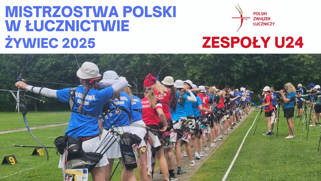 Zespoły U24 - Mistrzostwa Polski w łucznictwie Żywiec 2025