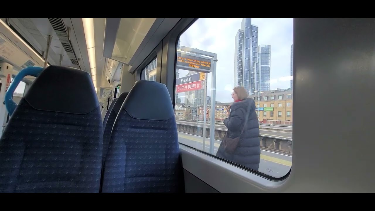 South Western Railway Class 701 Arterio Aventra From London Waterloo To Clapham Junction