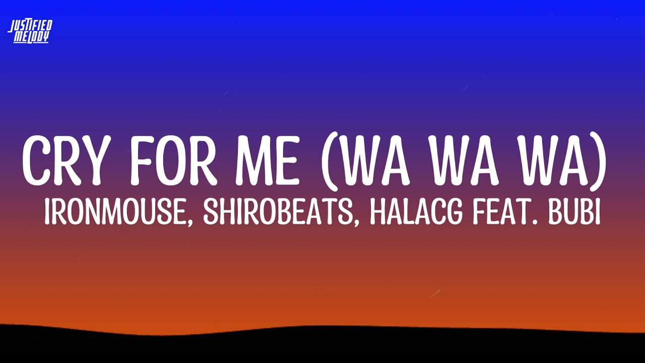 Cry For Me (WA WA WA) (feat. Bubi) - IRONMOUSE (Lyrics)