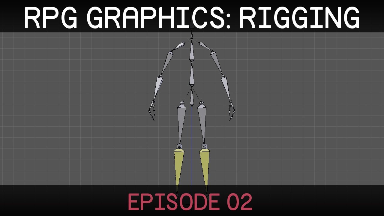 Графика RPG E02: Риг персонажа [Blender]