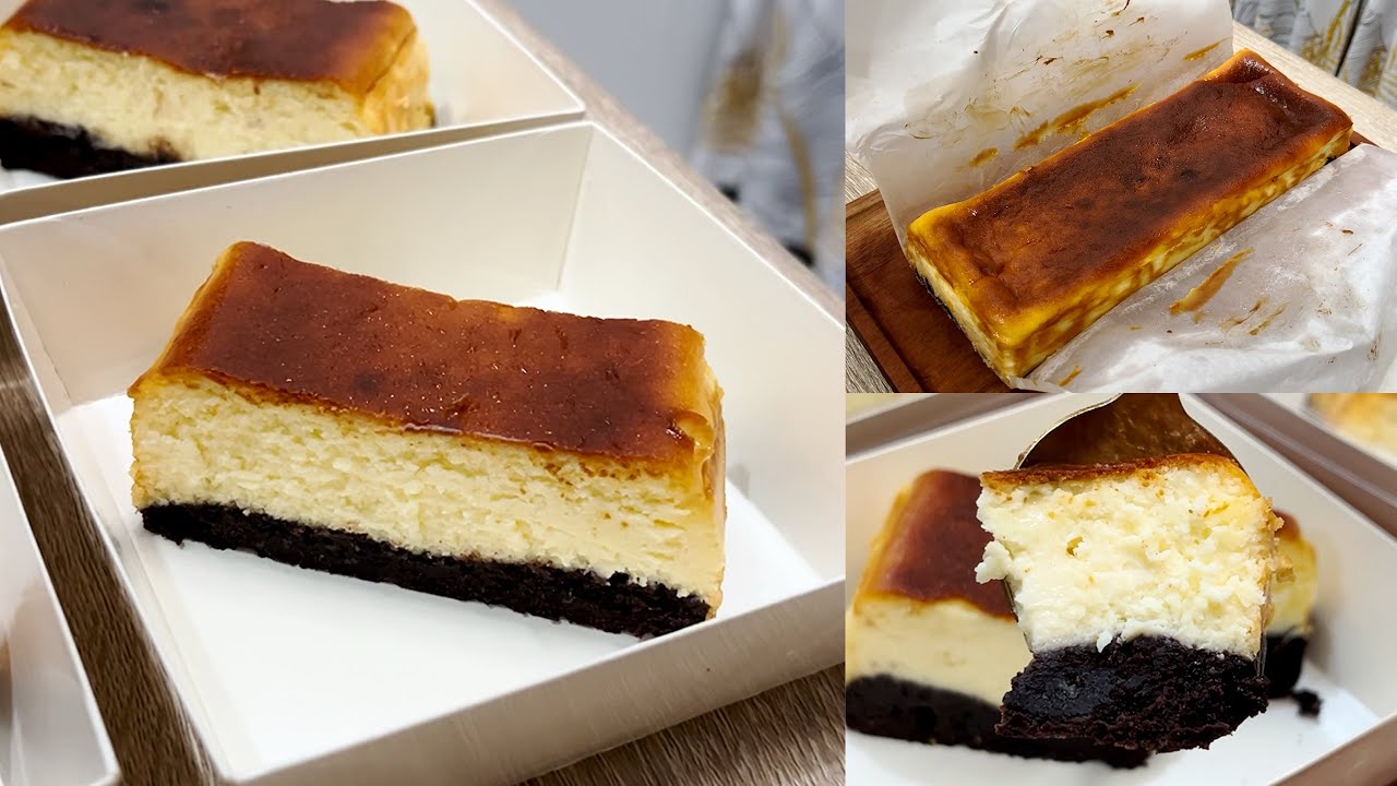Kenapa baru tau ternyata modal 8000an/pcs bisa jadi Burnt cheese Cake Brownies ala cafe super creamy
