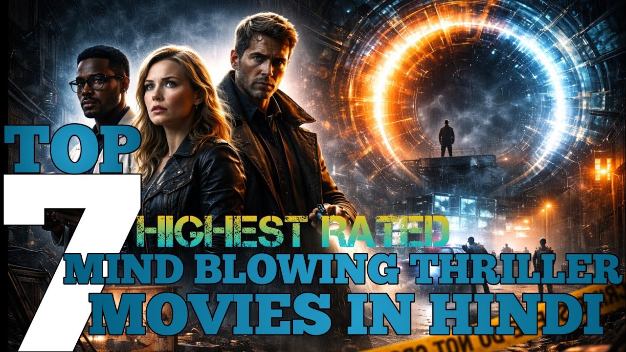 Top 7 Mind-Blowing Thriller Movies That Will Shock You! 😱#Hollywood movies in hindi #CrimeThriller🧟🤯