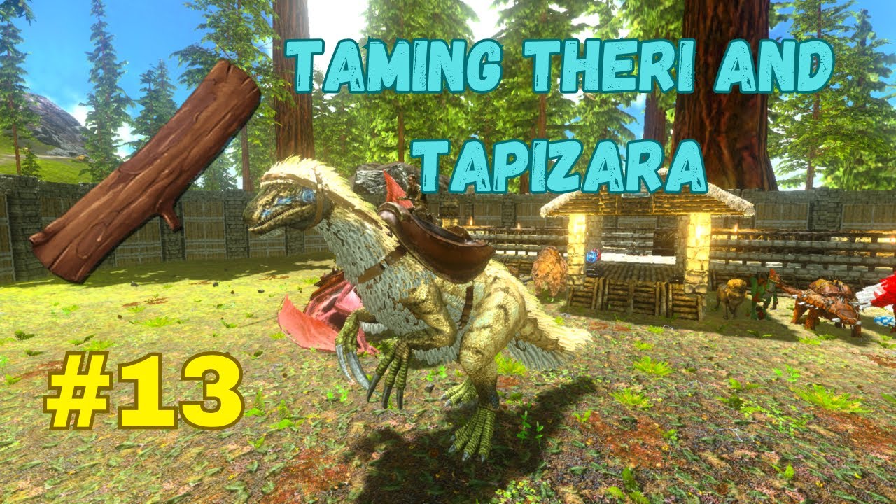 Taming Therizinosaur ark mobile