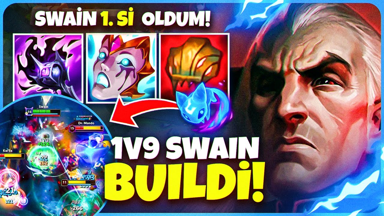 🔥 BENİ SWAİN 1. Sİ YAPAN BUİLD İLE FEEDER TAKIMI TAŞIMAYA &Ccedil;ALIŞIYORUM! 🔥 | Pace LoL