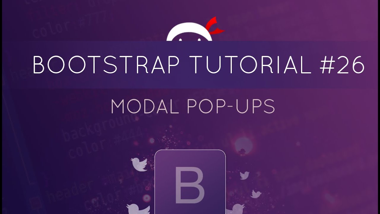 Bootstrap Tutorial #26 - Modal Pop-ups