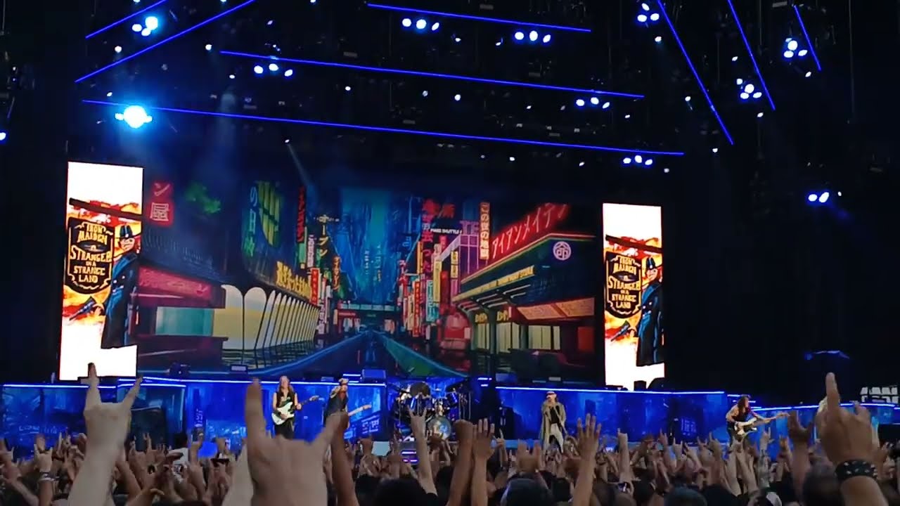 Iron Maiden - Stranger In A Stranger Land . Live In Spain 2023 . Murcia Show
