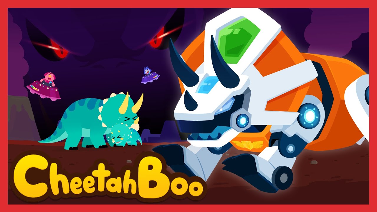 [🎉NEW] Clap, Clap! Dino Car Trigon! | Dinosaur & Vehicle | Nursery rhymes & Kids Song | #Cheetahboo