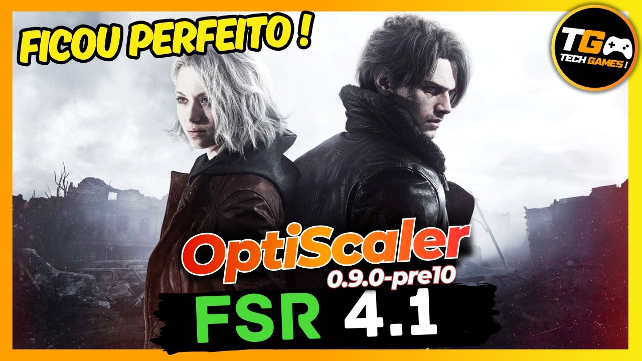 🚀 FSR 4.1 + OptiScaler Pre10 Deixaram Resident Evil Requiem um ABSURDO de Lindo! 🔥