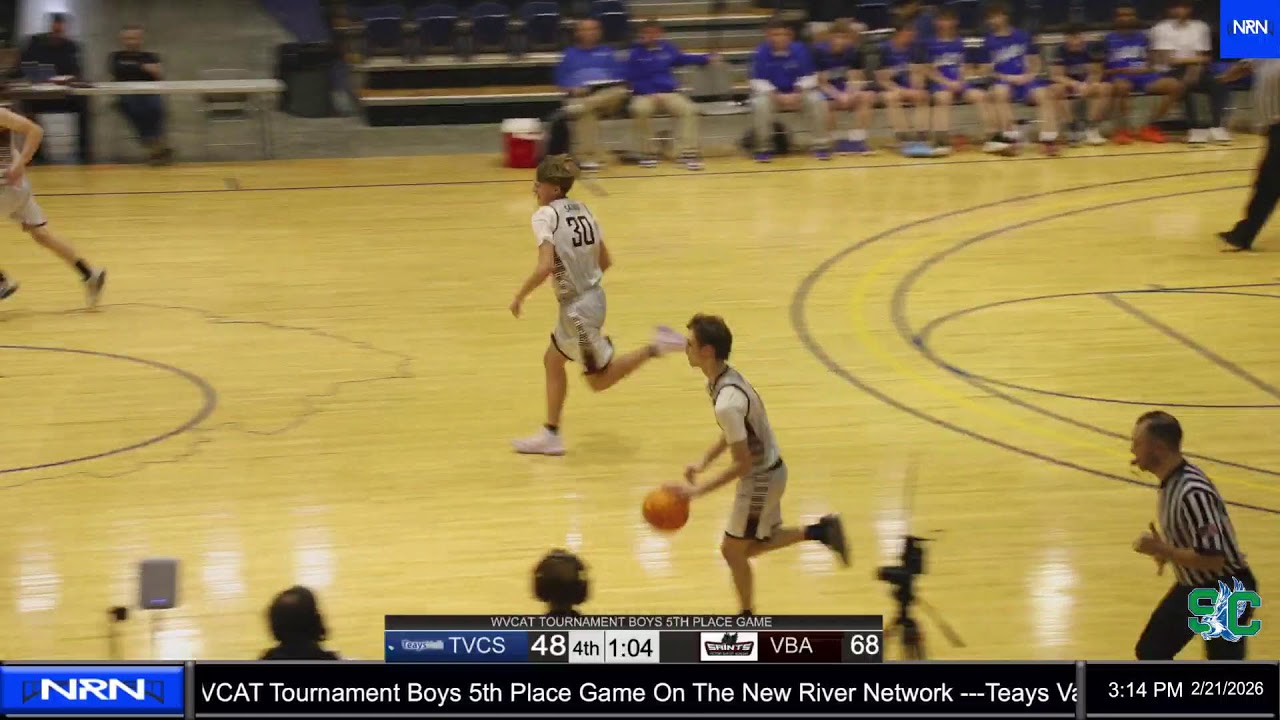 Teays Valley Christian School at Victory Baptist Academy (Boys 5th Place) WVCAT Tournament  2/21/26