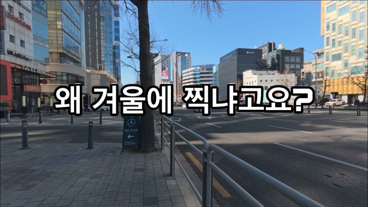 한파 사진찍는 ISFP 브이로그