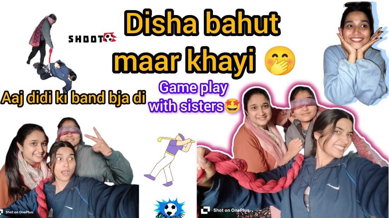 Game with sisters 🤩🤣. #explore #viral #funny #mastimoment #masti #youtube #youtubevideo 