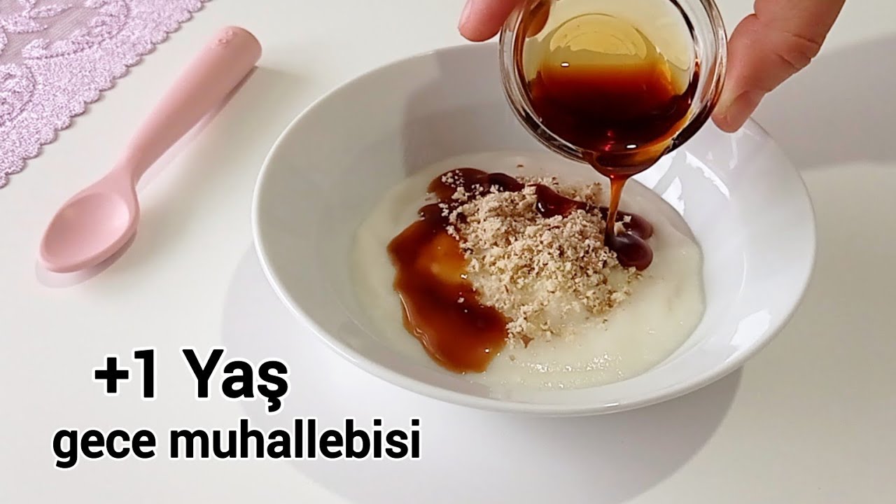 Bebekler İçin Muhallebi Tarifi | Besleyici ve doyurucu mama tarifi | 1 yaş bebek beslenmesi