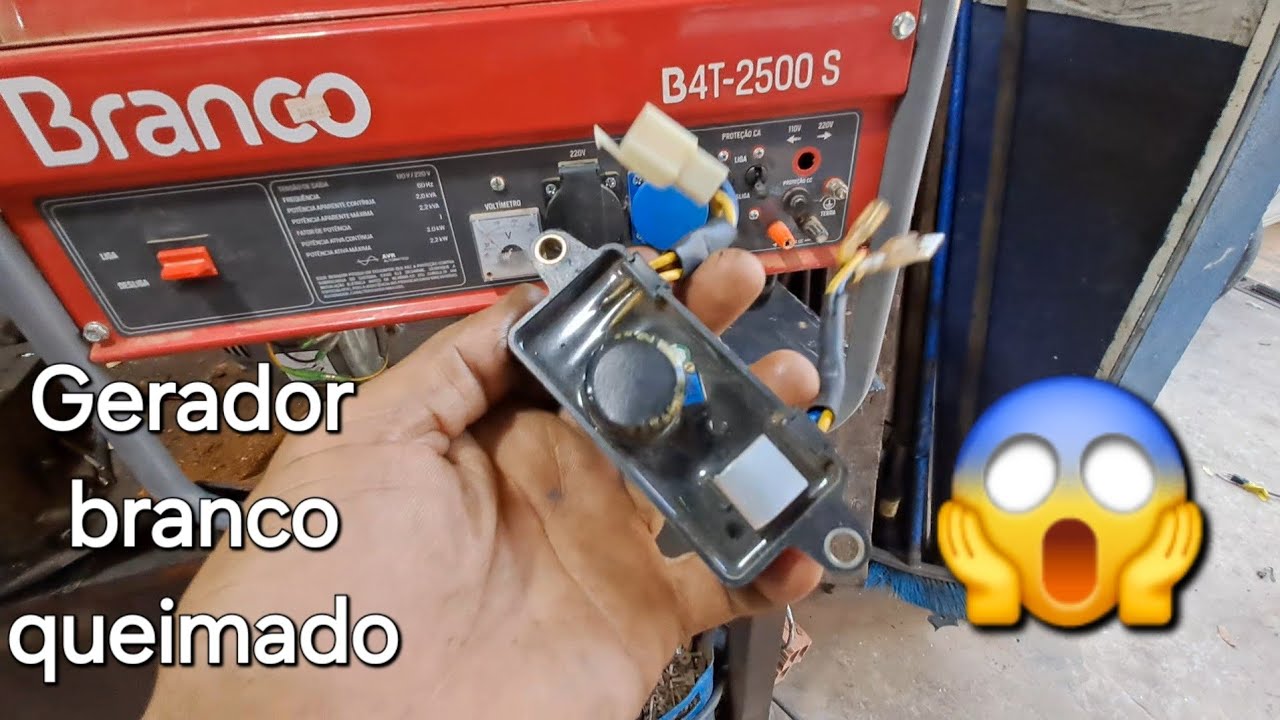 gerador branco B4t-2500 não que gerar  @LC Service 01