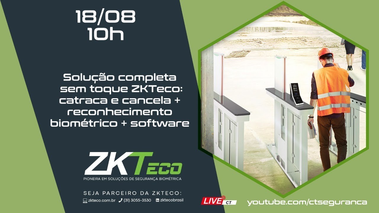 ZKTeco | Solução Completa sem Toque