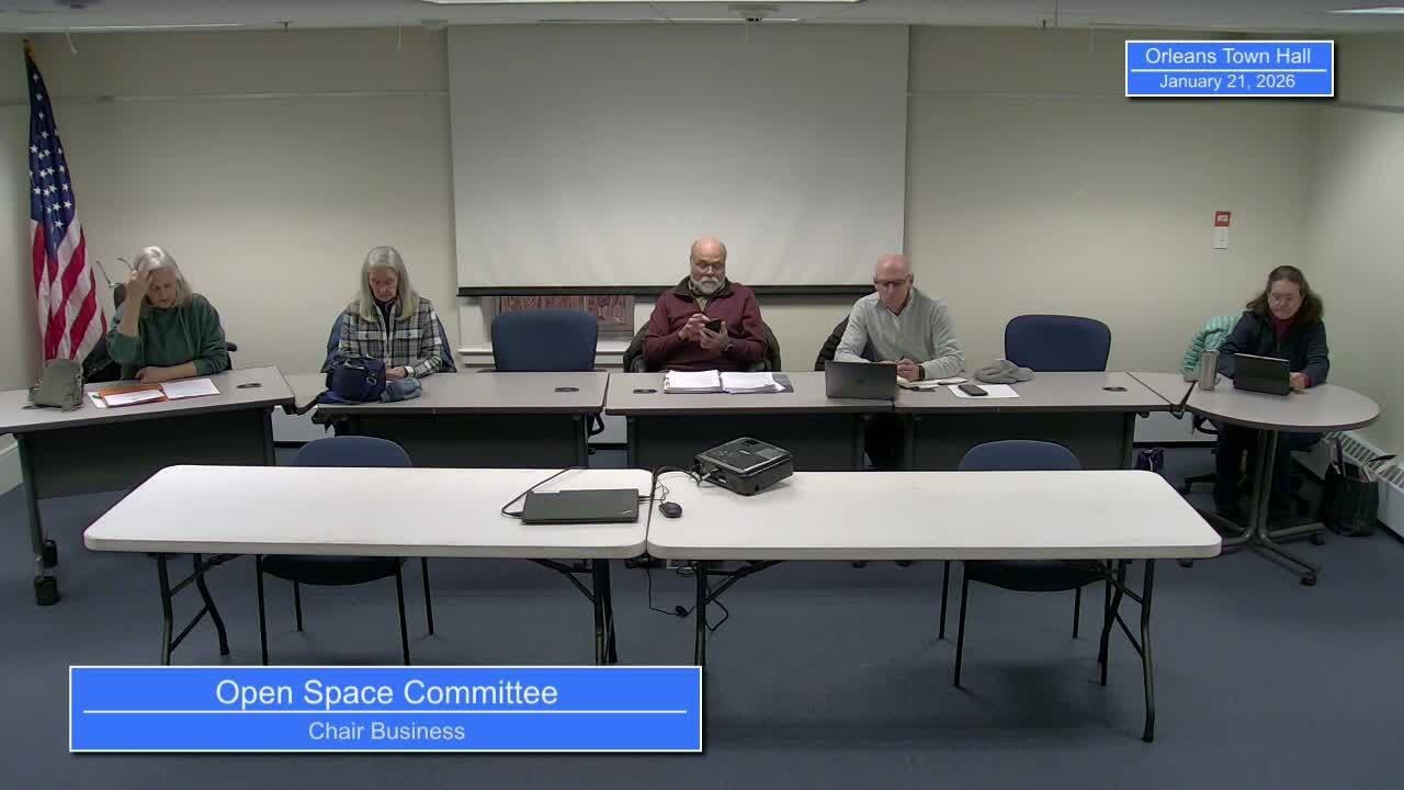 Open Space Committee - January 21, 2026