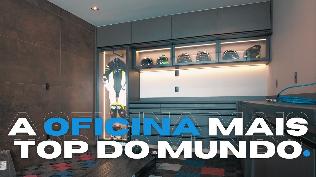 Construí a oficina de moto mais incrível! Ficou SURREAL
