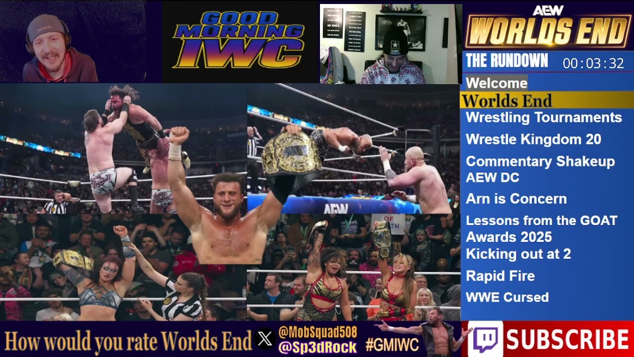 GMIWC EP5 With Mob Miz & Sp3drock #wwe #aew #njpwstrong #tna