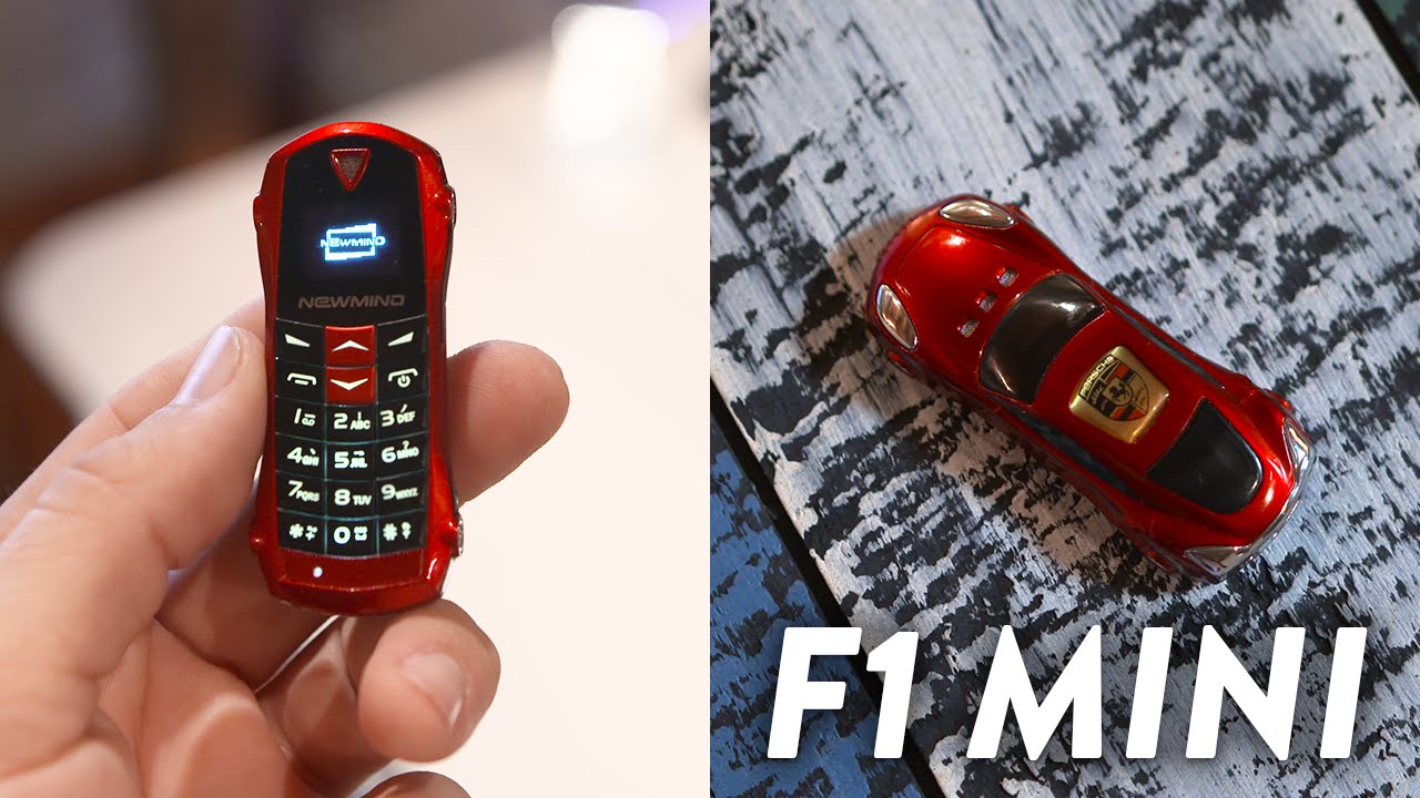 Smallest Mobile Phone In The World?! (F1 Mini)