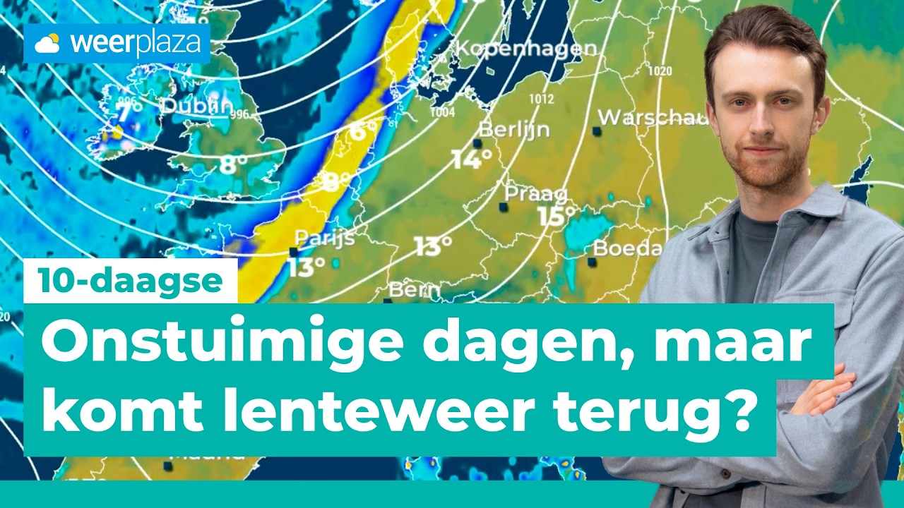 🌧️ Onstuimig weer met regen, maar daarna lente? | 10-daagse