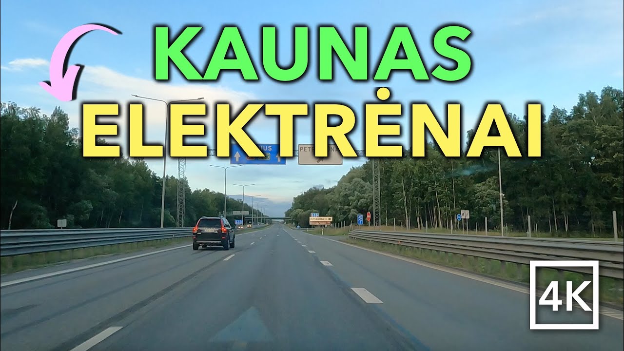 Driving KAUNAS to ELEKTRĖNAI - 🇱🇹 Lithuania 🇱🇹