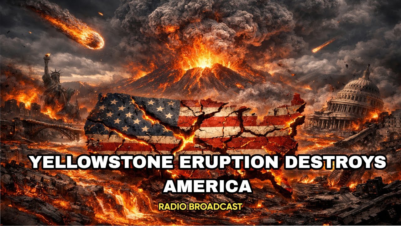 You Are Listening to the Radio As the Yellowstone Supervolcano Eruption Destroys USA
