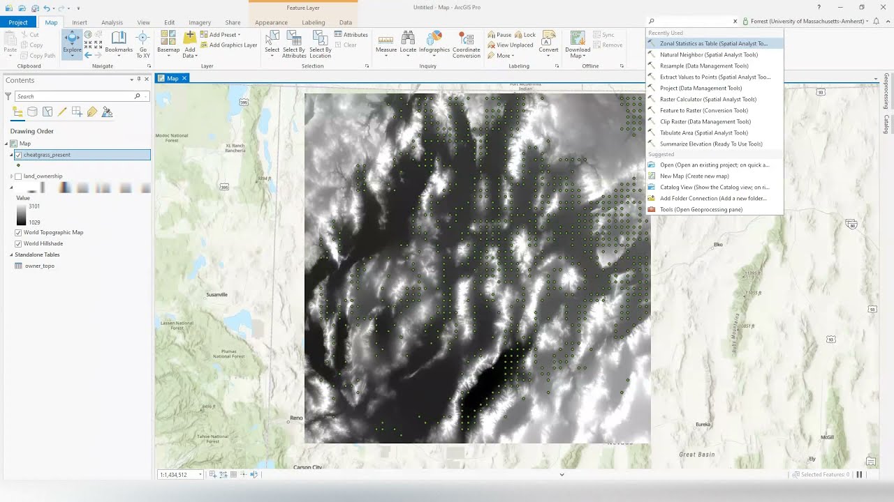 ArcGIS Pro - Extract Values to Points