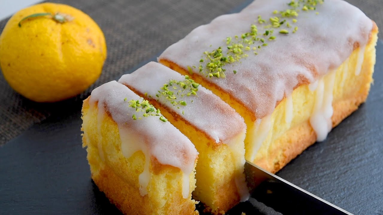 柚子パウンドケーキの作り方・レシピ　柚子の風味たっぷりの美味しいパウンドケーキ・ウィークエンドシトロン風! バター・砂糖少なめでもしっかり美味しい! 無塩バター不要　Yuzu Pound Cake