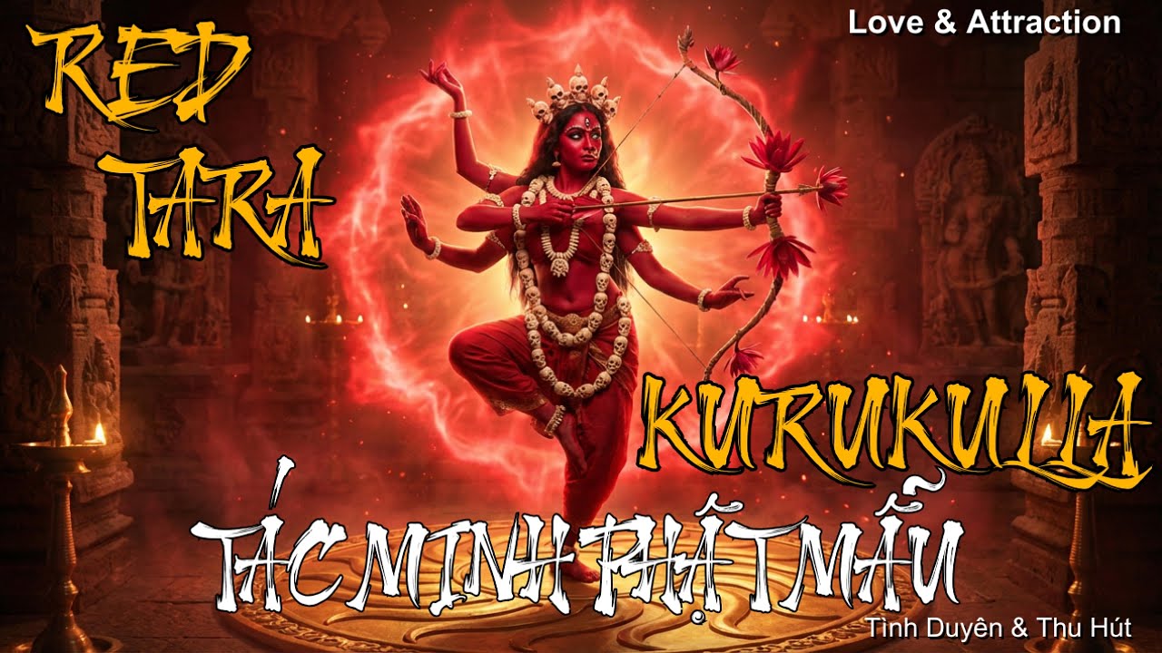 Red Tara Mantra | Om Kurukulle Hrih Soha | Nhạc Tác Minh Phật Mẫu Cầu Tình Duyên & Thu Hút
