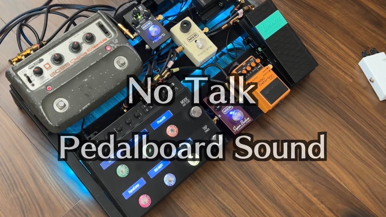 [No Talking] My New Pedalboard [Like a John Frusciante's style]