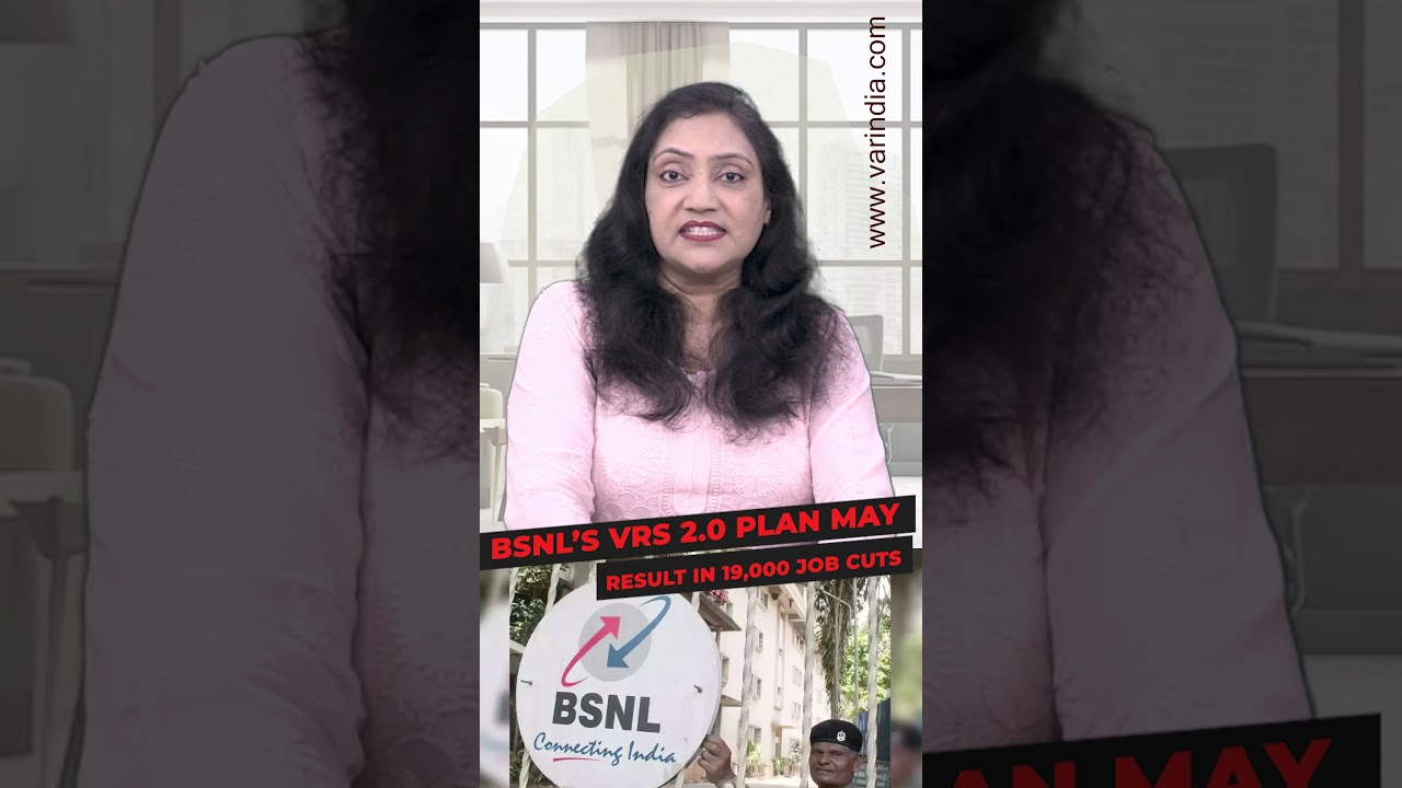 BSNL's VRS 2.0 Plan May Result in 19,000 Job Cuts #shortvideo