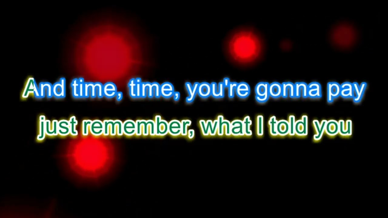 All Green Funny how time slips away Karaoke