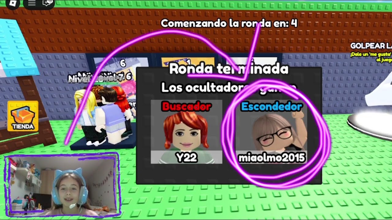roblox -- ESCONDIENDOME PARA QUE NO ME VEAN --
