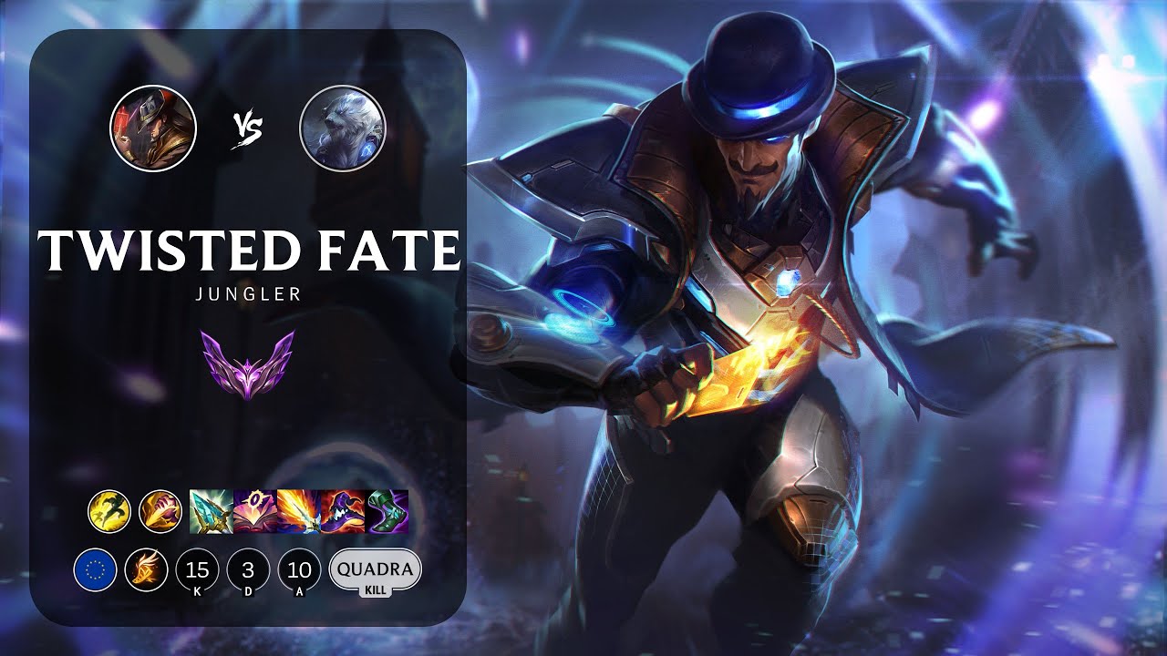Twisted Fate Jungle vs Volibear - EUW Master Patch 14.7