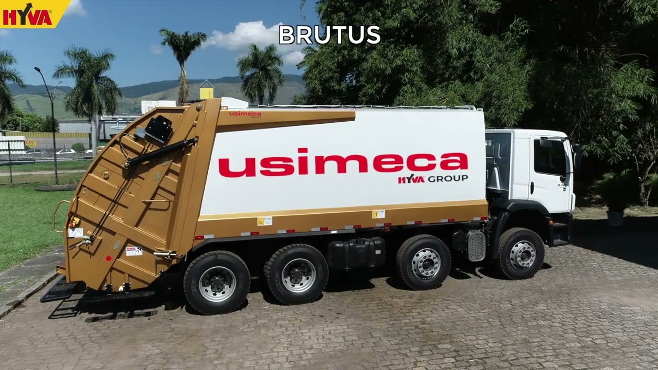 Garbage collectors, sweepers from Brazil - Usimeca part of Hyva Group