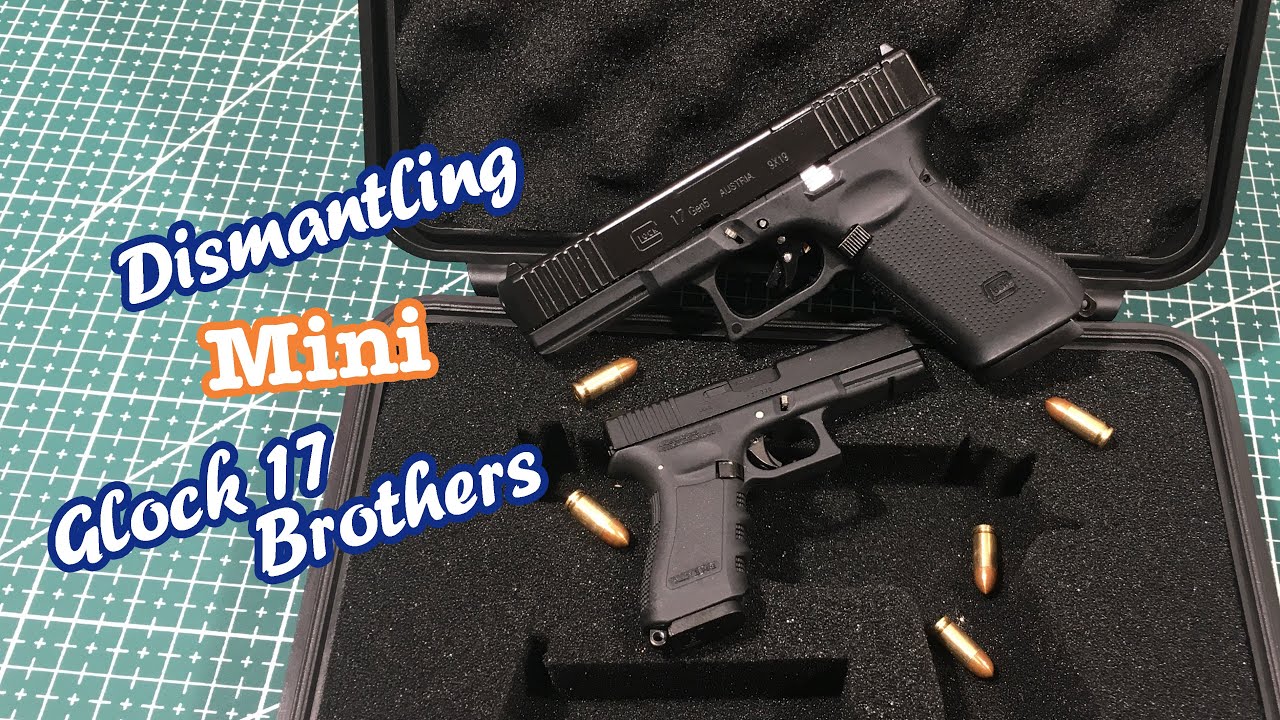Two Miniature Glock 17