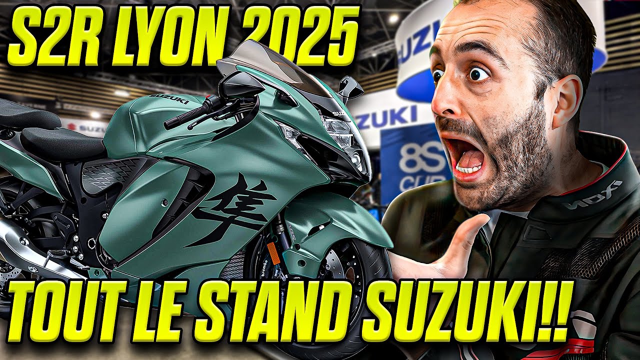 S2R Lyon 2025: Suzuki dévoile une Hayabusa à TOMBER par terre!!