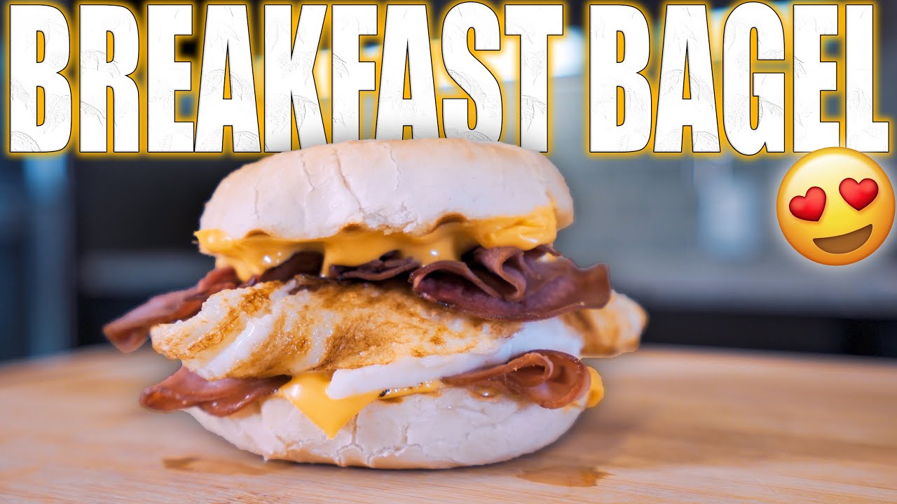 ANABOLIC BREAKFAST BAGEL | High Protein Anabolic Breakfast Sandwich Recipe