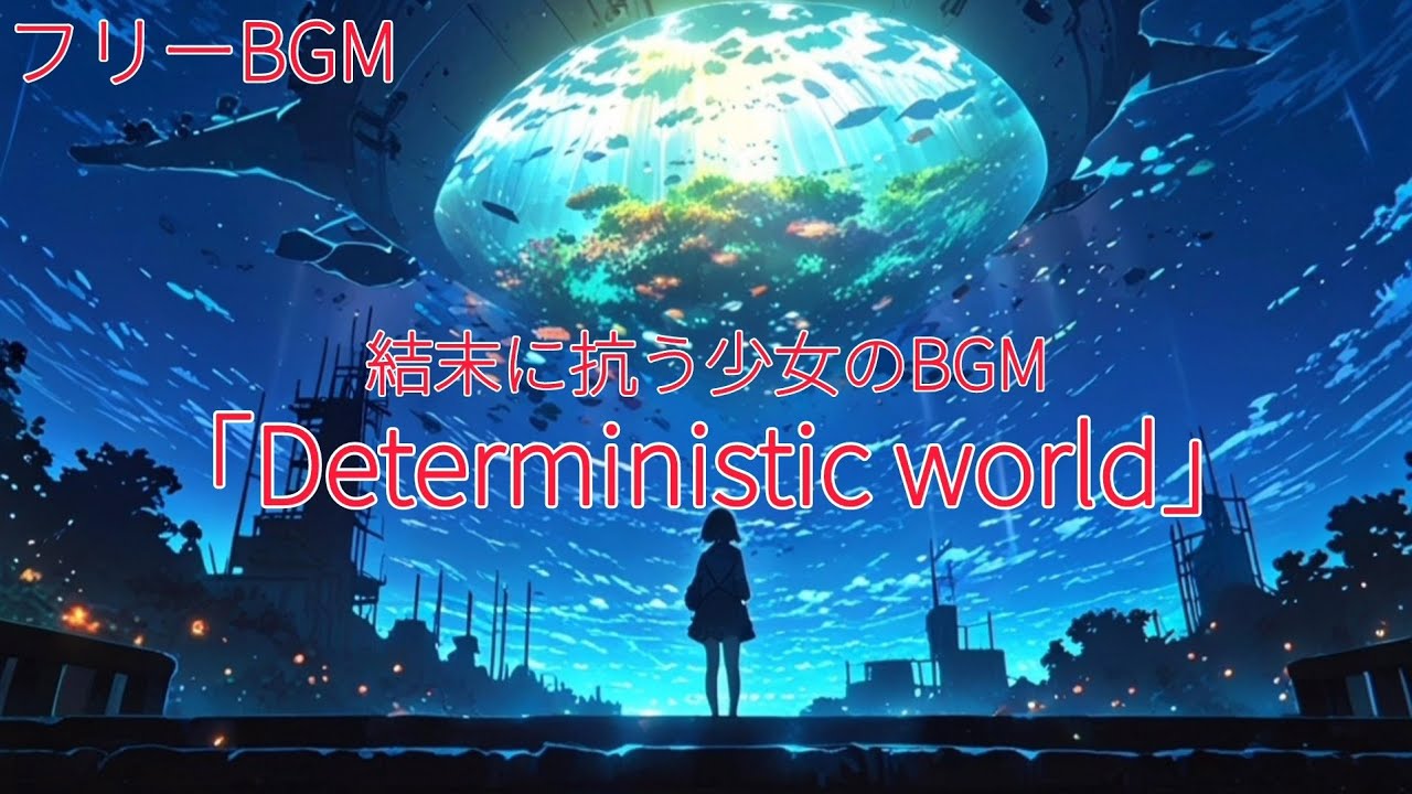 【フリーBGM/かっこいい/artcore】結末に抗う少女のBGM「Deterministic world」【オリジナル曲】