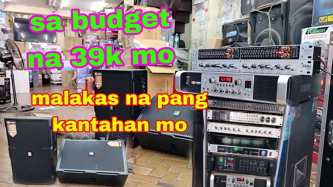 Sa Budget na 39k mo maganda na set up mo || Joson Airbus 15 speaker