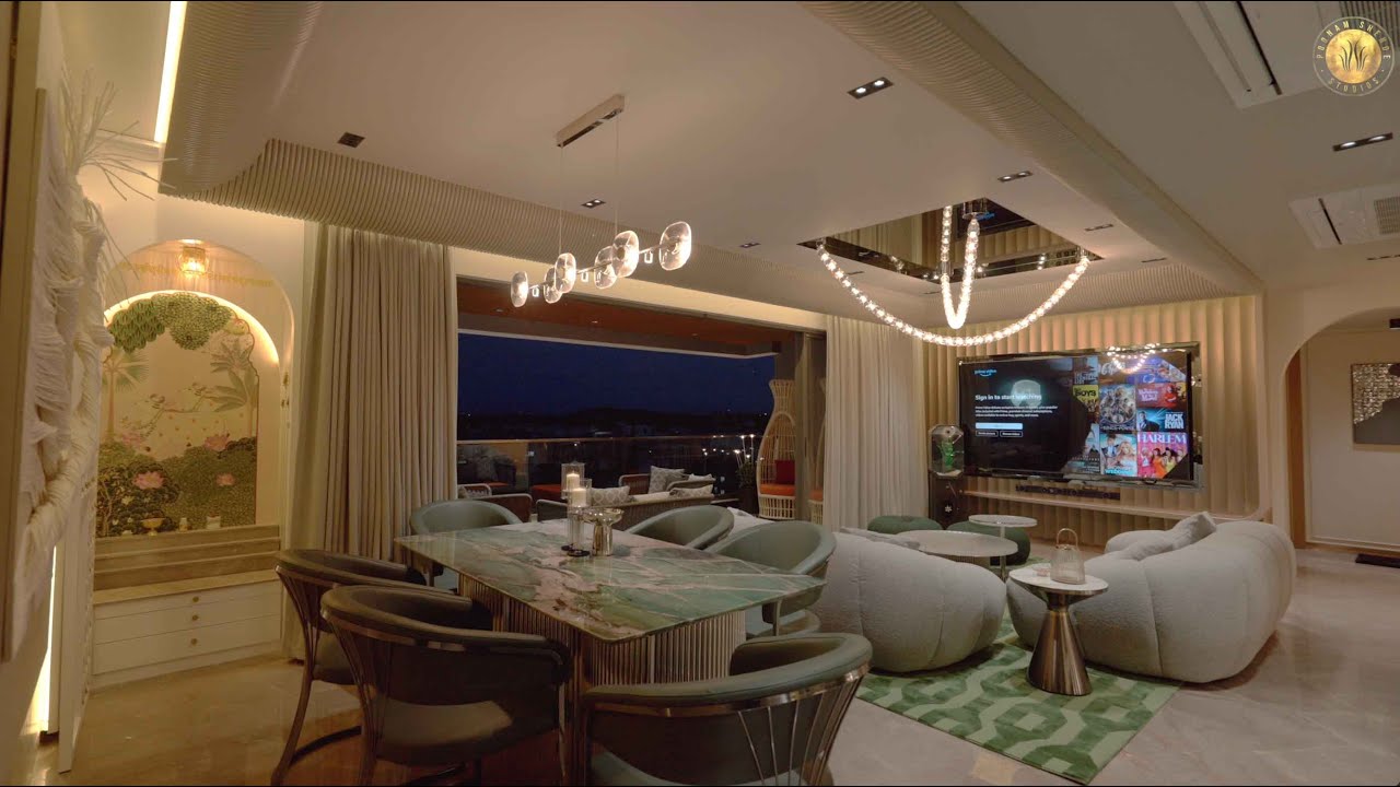 Luxury 4BHK Home Tour | Minimal & Modern Interior by Poonam Shende Studios.