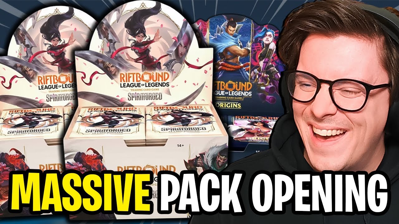 Opening an INSANE Amount of Riftbound Packs